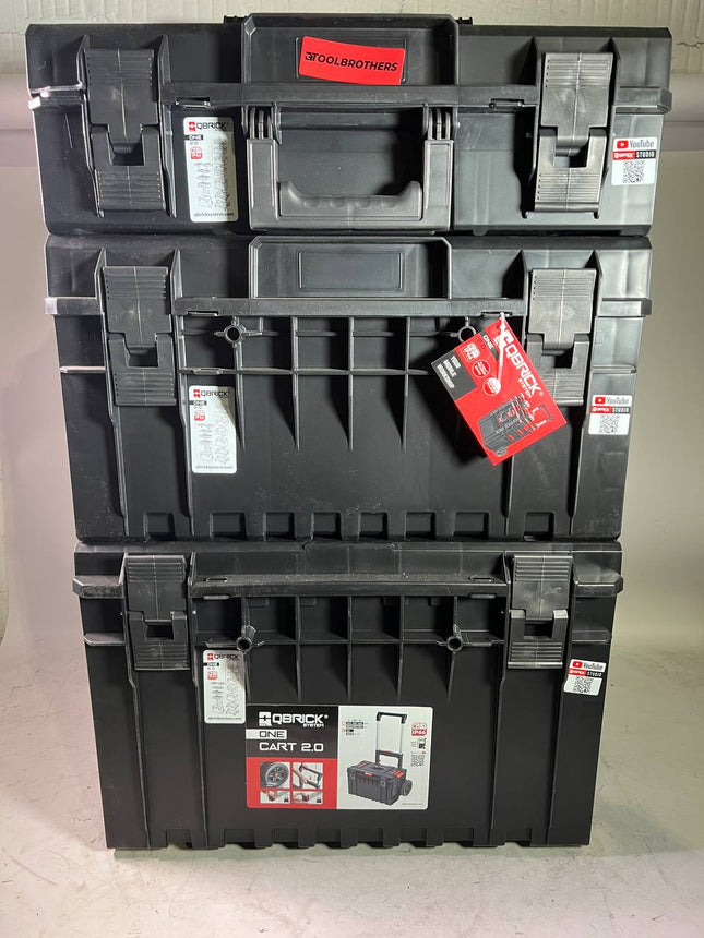 Qbrick System ONE 2.0 Technik Set Nr.1 Werkzeugwagen Set+ONE 200 - Beschädigt