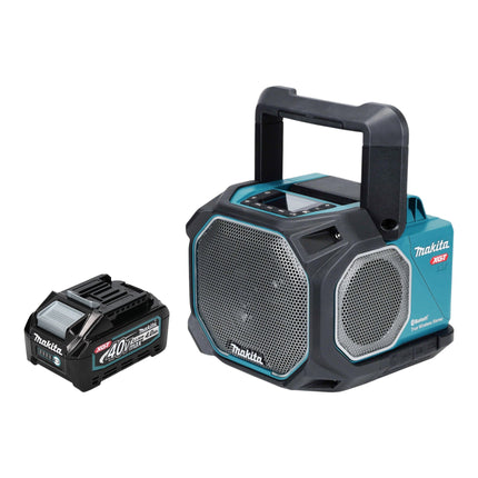 Makita MR 014 GM1 Lautsprecher 14 4 18 40 V AC DC Bluetooth Mikrofon 1x Akku 4 0 Ah ohne Ladegeraet 0 - toolbrothers