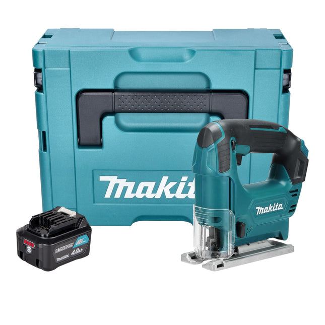 Makita JV 101 DM1J Akku Stichsaege 12 V max 65 mm 1x Akku 4 0 Ah Makpac ohne Ladegeraet 0 - toolbrothers
