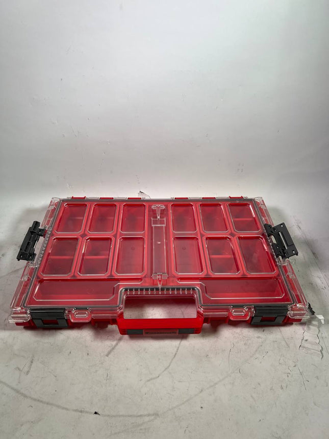 Qbrick System ONE Organizer L 2 0 RED ULTRA HD stapelbar 531 x 379 x 77 mm 6 l IP66 mit 10 Inlays Leicht Gebraucht 1 - toolbrothers