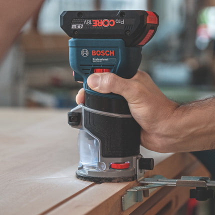 Bosch GKF 18V 8 Professional Akku Kantenfraese 18 V 8 0 mm Brushless 1x Akku 5 0 Ah Ladegeraet 4 - toolbrothers
