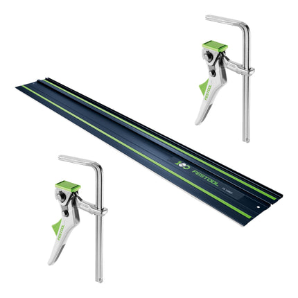 Festool FS 1400 2 BL Fuehrungsschiene 1400 mm Blau 578246 100Y Jubilaeums Edition 2x FS HZ 160 Hebelzwinge 2x 491594  0 - toolbrothers