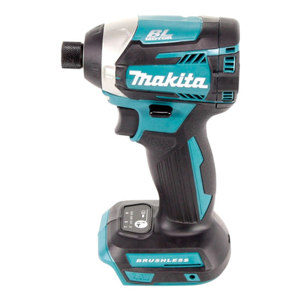 Makita DTD 154 RGJ Akku Schlagschrauber 18 V 175 Nm 1 4 Brushless 2x Akku 6 0 Ah Ladegeraet Makpac 1 - toolbrothers