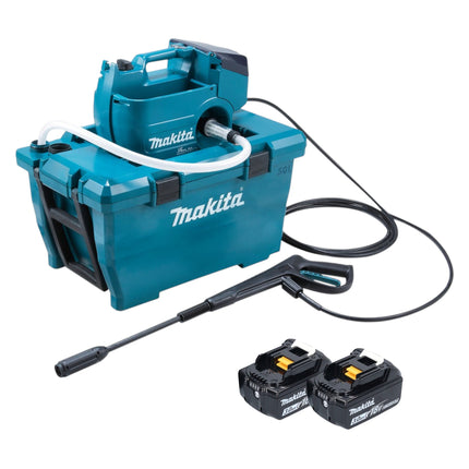 Makita DHW 080 F2K Akku Hochdruckreiniger 36 V 2x 18 V 80 bar 380 l h Brushless 2x Akku 3 0 Ah ohne Ladegeraet 0 - toolbrothers