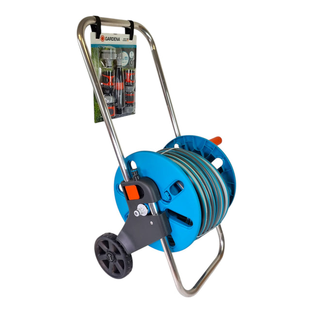 Gardena CleverRoll S Set Schlauchwagen L 20 m Schlauch Zubehoer 18502 20  0 - toolbrothers