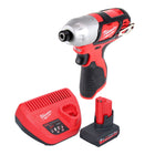 Milwaukee M12 BID 501 Akku Schlagschrauber 12 V 112 Nm 1 4 1x Akku 5 0 Ah Ladegeraet 0 - toolbrothers