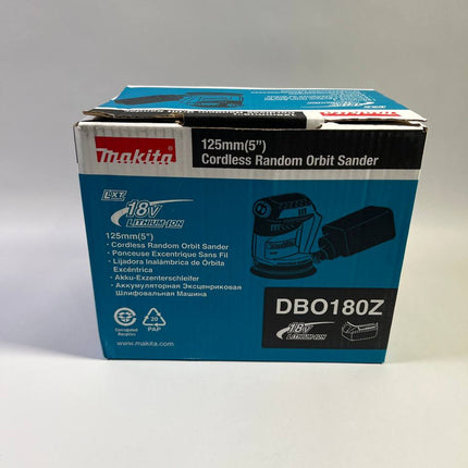 Makita DBO 180 Z Akku Exzenterschleifer 18V 125mm Solo Gebraucht 1 - toolbrothers