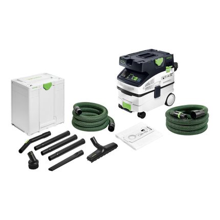 Festool CTL MIDI I CLEANTEC Absaugmobil 1200 Watt 15 l Staubklasse L 578309 8 tlg Handwerker Reinigungsset 577258  0 - toolbrothers