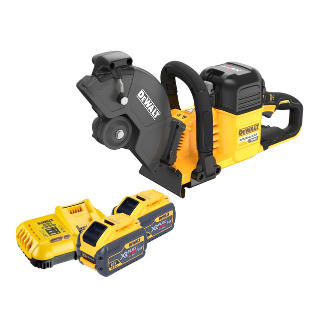 DeWalt DCS 691 Y2 Akku Trennschleifer 54 V FlexVolt 230 mm Brushless 2x Akku 12 0 Ah Ladegeraet 0 - toolbrothers