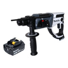 Makita DHR 202 G1W Akku Bohrhammer 18 V 20 mm 2 0 J weiss 1x Akku 6 0 Ah ohne Ladegeraet 0 - toolbrothers