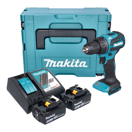 Makita DDF 490 RGJ Akku Bohrschrauber 18 V 65 Nm 1 2 Brushless 2x Akku 6 0 Ah Ladegeraet Makpac 0 - toolbrothers