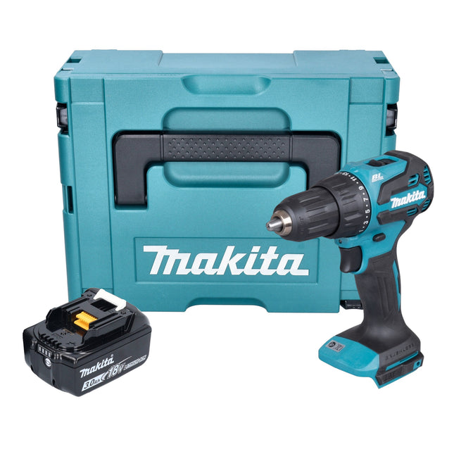 Makita DHP 490 F1J Akku Schlagbohrschrauber 18 V 65 Nm Brushless 1x Akku 3 0 Ah Makpac ohne Ladegeraet 0 - toolbrothers