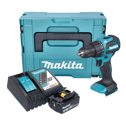 Makita DHP 490 RG1J Akku Schlagbohrschrauber 18 V 65 Nm Brushless 1x Akku 6 0 Ah Ladegeraet Makpac 0 - toolbrothers
