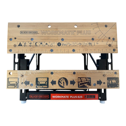 Black Decker WM825 Universal Werkbank Arbeitsflaeche 740 x 250 mm zusammenklappbar 3 - toolbrothers