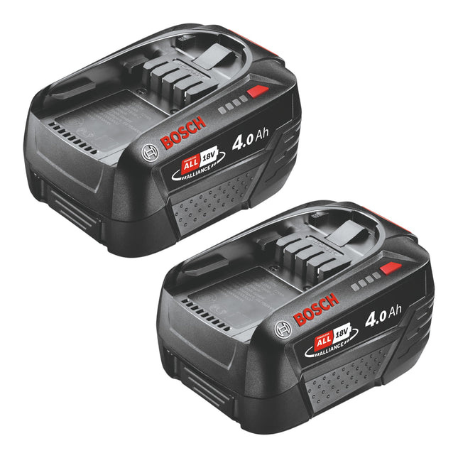 Bosch 2x PBA 18V 4 0Ah W C Akku 18 V 4 0 Ah POWER FOR ALL 2x 1600A011T8  0 - toolbrothers