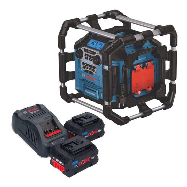 Bosch GPB 18V 5 C Professional Akku Radio 18 V Bluetooth 2x ProCORE Akku 5 5 Ah Ladegeraet 0 - toolbrothers