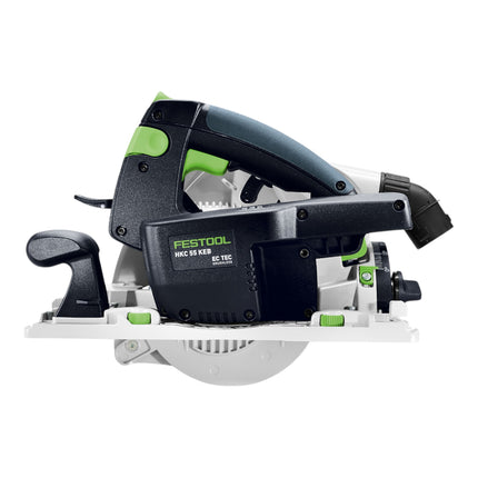 Festool HKC 55 KEB Basic Akku Handkreissaege 18 V 160 mm Brushless 2x Akku 5 0 Ah Ladegeraet Systainer 4 - toolbrothers