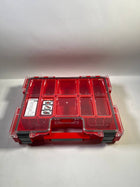 Qbrick System PRO Organizer 300 RED ULTRA HD stapelbar 452 x 358 x 110 mm 9 l IP54 mit 8 Inlays Unvollstaendig 0 - toolbrothers