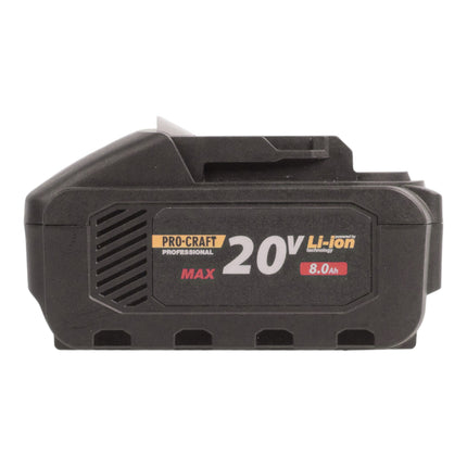 Procraft 2x 20 8 Akku 20 V 8 0 Ah 8000 mAh Li ion mit Ladestandsanzeige 2 - toolbrothers