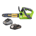 Procraft PKA42Libb Akku Kettensaege 20 V 304 mm Brushless 1x Akku 2 0 Ah Ladegeraet 0 - toolbrothers