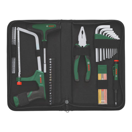 Bosch 41 tlg Handwerkzeug Adventskalender 2025 1600A039HD Set mit Buegelsaege Bit Schraubendreher Bits Tasche Handwerkzeug 2 - toolbrothers