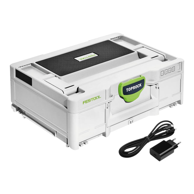 Festool TOPROCK SYS3 BT20 M 137 USB C Bluetooth Lautsprecher 11 V 20 W 578563 im Systainer mit integriertem Akku 0 - toolbrothers