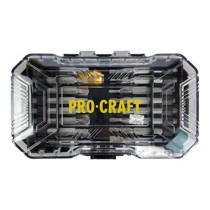 Procraft BS 37 Bit Set 37 teilig S2 Stahl Phillips Pozidriv Torx Hex Schlitz Vierkant 2 - toolbrothers