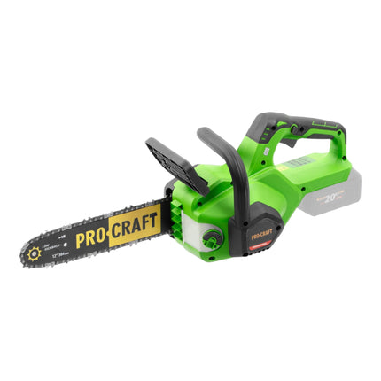Procraft PKA38 Akku Kettensaege 20 V 304 mm Brushless 2x Akku 2 0 Ah Ladegeraet 1 - toolbrothers