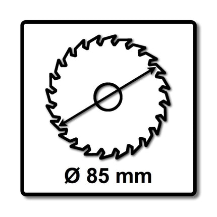 Bosch Kreissägeblatt Standard for Multimaterial 85 x 1,5 x 15 mm 30 Zähne ( 2608837752 ) - Toolbrothers