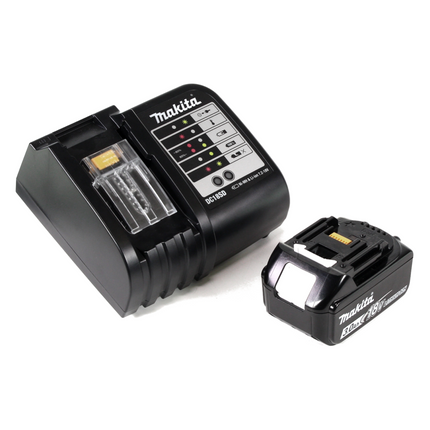 Makita DTD 156 SF1X4 Akku Schlagschrauber 18V 155Nm + 1x Akku 3,0Ah + Ladegerät + 70 tlg. Bit Bohrer Set + Alu Werkzeug Schubladen Koffer X4 mit Universaleinlage