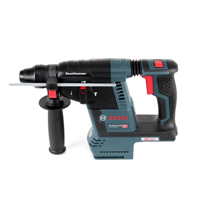 Bosch GBH 18V-26 Akku Bohrhammer 18V 2,6J SDS plus Brushless + 2x Akku 5,0Ah + Ladegerät + Zubehör Steckdosenkronen + L-Boxx