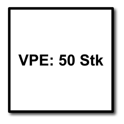 Fein E-Cut Long-Life Starlock Sägeblatt 50Stk. 50 x 50 mm ( 63502221250 ) BI-Metall