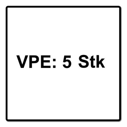 Lama circolare Festool 5x a denti fini HW 216 x 2,3 x 30 mm L60 216 mm 60 denti ( 5x 500125 )