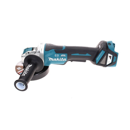 Makita DGA 519 RT1J Smerigliatrice angolare a batteria 18 V 125 mm Brushless X-Lock + 1x batteria ricaricabile 5,0 Ah + caricabatterie + Makpac