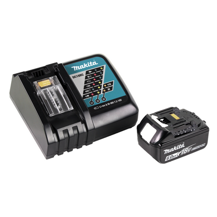Lampada a batteria Makita DML 802 RG1 per batterie da 14,4 e 18 V + 1x batteria da 6,0 Ah + caricabatterie
