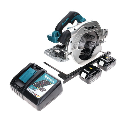 Makita DHS 900 RG2 Akku Handkreissäge 36 V ( 2x 18 V ) 235 mm Brushless + 2x Akku 6,0 Ah + Ladegerät