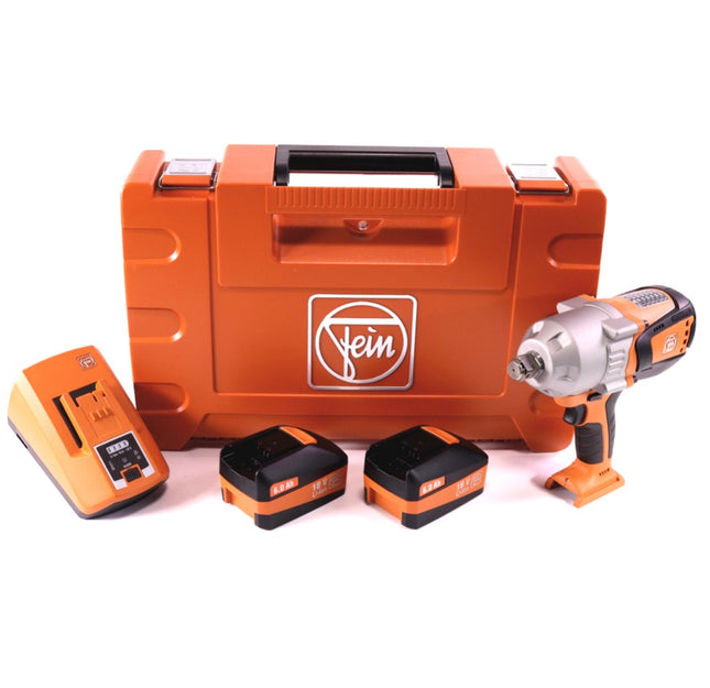 FEIN ASCD 18-1000 W34 SELECT Avvitatore ad impulsi a batteria 18V 1050Nm 3/4" Brushless + Valigetta + 2x Batterie 6,0 Ah + Caricatore 