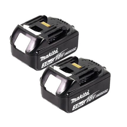 Makita DLM 432 F2 36 V ( 2x 18 V ) tosaerba a batteria da 43 cm senza spazzole + 2x batteria da 3,0 Ah - senza caricabatterie