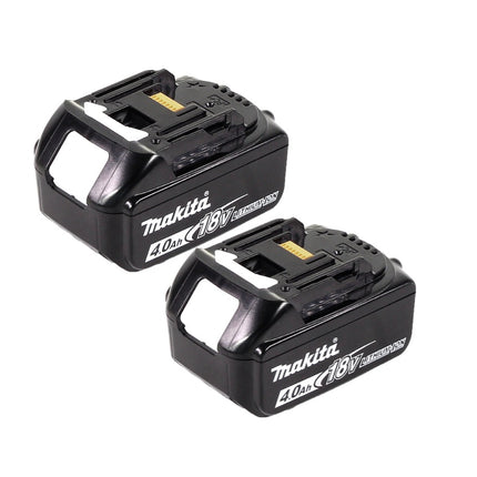 Makita DLM 432 M2 36 V ( 2x 18 V ) tosaerba a batteria da 43 cm senza spazzola + 2x batteria da 4,0 Ah - senza caricabatterie