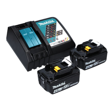 Makita DPB 183 RM Akku Bandsäge 18 V 66 mm Brushless + 2x Akku 4,0 Ah + Ladegerät