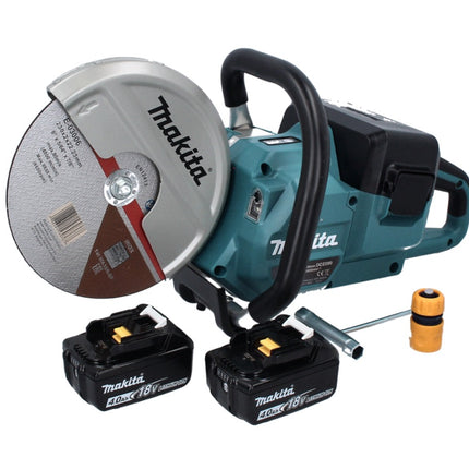 Makita DCE 090 M2X1 Akku Trennschleifer 36 V ( 2x 18 V ) 230 mm Brushless + 2x Akku 4,0 Ah - ohne Ladegerät