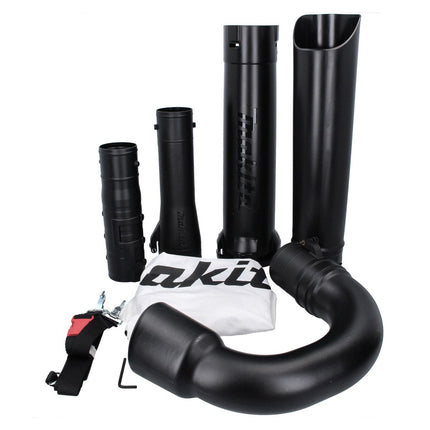 Makita DUB 363 T2V Soffiatore / aspirafoglie a batteria 36 V ( 2x 18 V ) Brushless + set di aspirazione + 2x batteria 5,0 Ah - senza caricabatterie