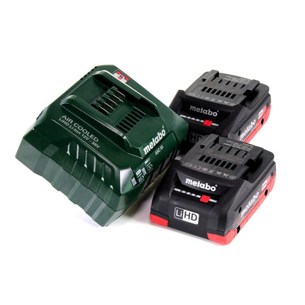 Metabo BH 18 LTX BL 16 Tassellatore a batteria 18V / 1.3 J / SDS-plus ( 600324840 ) + 2x Batterie 4,0 Ah + Caricabatterie + Valigetta MetaBOX