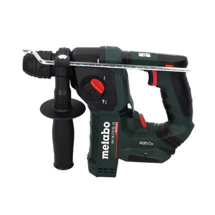 Metabo BH 18 LTX BL 16 Tassellatore a batteria 18V / 1.3 J / SDS-plus ( 600324840 ) + 2x Batterie 4,0 Ah + Caricabatterie + Valigetta MetaBOX