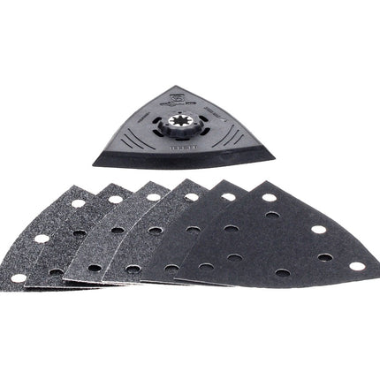 FEIN MultiMaster AMM 500 PLUS Akku Oszillierer 18 V Starlock Plus + Schleifplatten Set + 1x Akku 5,2 Ah + Ladegerät + Koffer