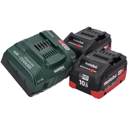 Metabo W 18 LTX 125 Quick Winkelschleifer 18 V 125 mm ( 602174860 ) + 2x 10,0 Ah Akku + Ladegerät + Koffer