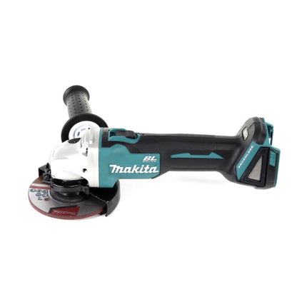 Makita DGA 504 RG1J Smerigliatrice angolare a batteria 18 V 125 mm Brushless + 1x Batteria 6,0 Ah + Caricabatterie + Valigetta Makpac