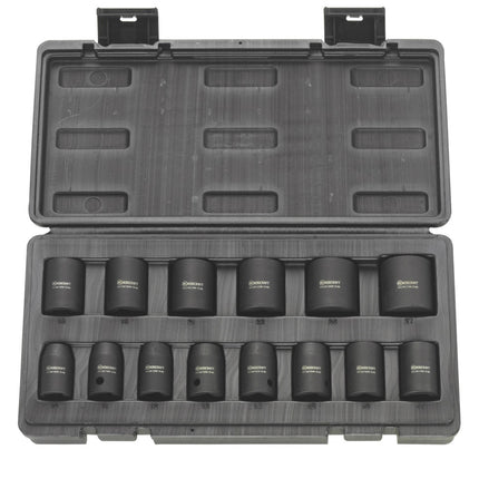 Rodcraft RC2277 Avvitatore ad impulsi 1300 Nm 1/2" + RS4114 Set di dadi a bussola 14 pz. 10 - 27 mm