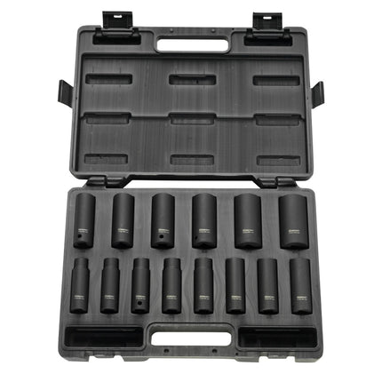 Rodcraft RC2277 Avvitatore ad impulsi 1300 Nm 1/2" + RS4114D Set di dadi a bussola 14 pz. 10 - 27 mm