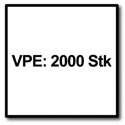 SPAX GIX-A Schnellbauschrauben 3,9 x 45 mm 2000 Stk ( 2x 1091170390456 ) Vollgewinde Trompetenkopf Kreuzschlitz H2 Nadelspitze Phosphatiert